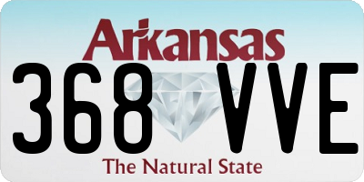 AR license plate 368VVE