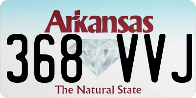 AR license plate 368VVJ