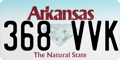 AR license plate 368VVK