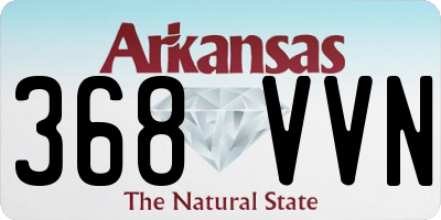 AR license plate 368VVN