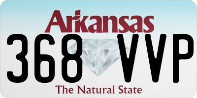AR license plate 368VVP