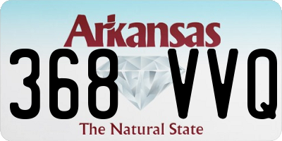 AR license plate 368VVQ