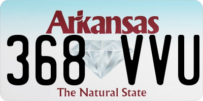 AR license plate 368VVU