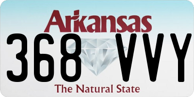 AR license plate 368VVY