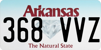 AR license plate 368VVZ