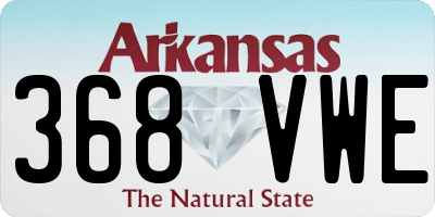 AR license plate 368VWE