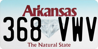 AR license plate 368VWV