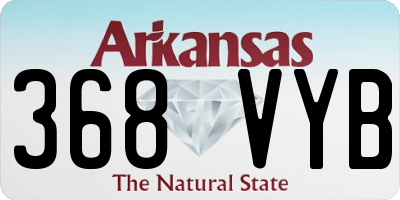 AR license plate 368VYB