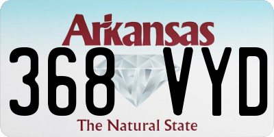AR license plate 368VYD