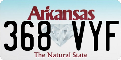AR license plate 368VYF