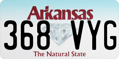 AR license plate 368VYG