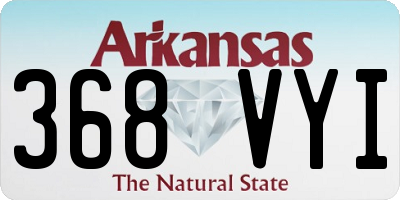 AR license plate 368VYI