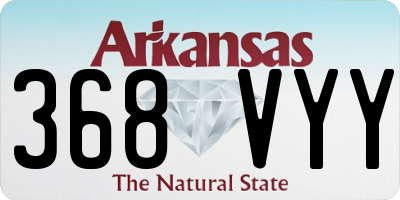 AR license plate 368VYY