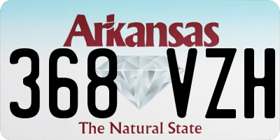 AR license plate 368VZH