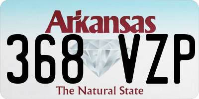 AR license plate 368VZP