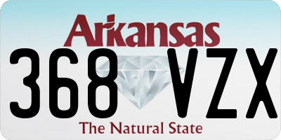 AR license plate 368VZX