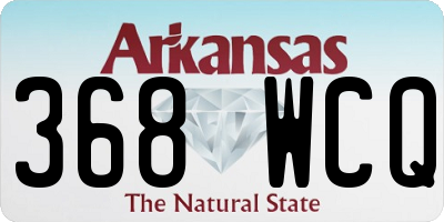 AR license plate 368WCQ