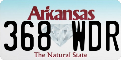 AR license plate 368WDR