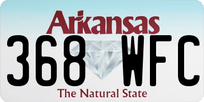 AR license plate 368WFC