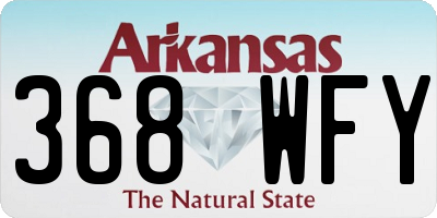 AR license plate 368WFY
