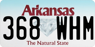 AR license plate 368WHM