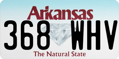 AR license plate 368WHV