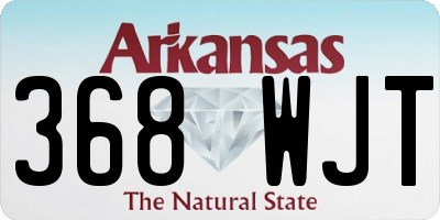 AR license plate 368WJT