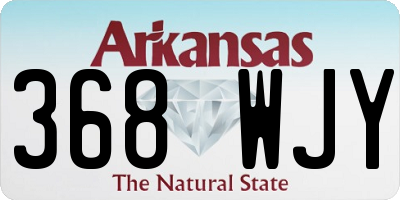 AR license plate 368WJY