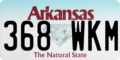 AR license plate 368WKM
