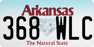 AR license plate 368WLC