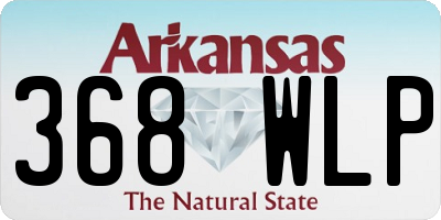 AR license plate 368WLP