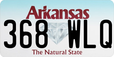 AR license plate 368WLQ