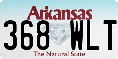 AR license plate 368WLT