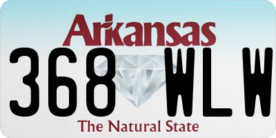 AR license plate 368WLW