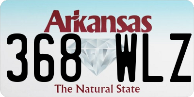 AR license plate 368WLZ