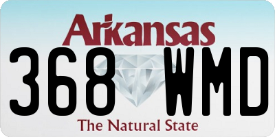 AR license plate 368WMD
