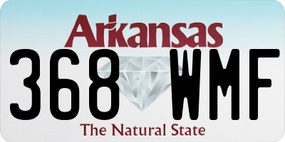 AR license plate 368WMF