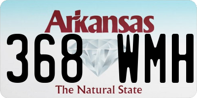 AR license plate 368WMH