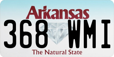 AR license plate 368WMI