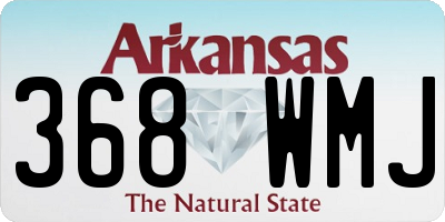 AR license plate 368WMJ
