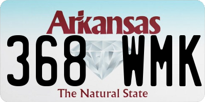 AR license plate 368WMK