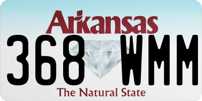 AR license plate 368WMM