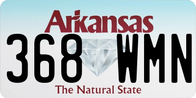 AR license plate 368WMN