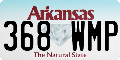 AR license plate 368WMP