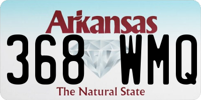 AR license plate 368WMQ