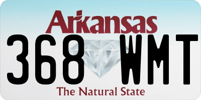 AR license plate 368WMT