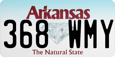 AR license plate 368WMY