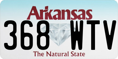 AR license plate 368WTV