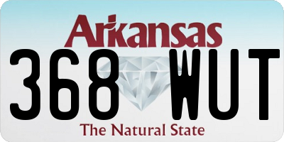 AR license plate 368WUT