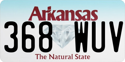 AR license plate 368WUV